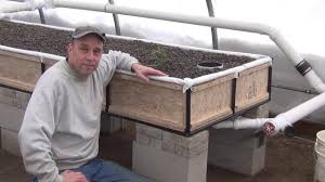 Big Aquaponic Greenhouse Part 15 Media Bed Youtube