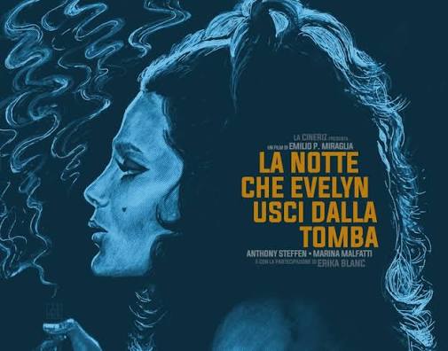 The Night Evelyn Came Out of the Grave Poster | colours of the dark