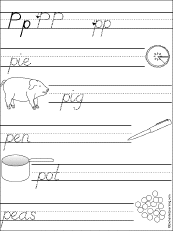 Hold down the option key, then press the ` (accent) key. Letter P Alphabet Activities At Enchantedlearning Com