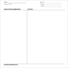 Downloading joplin note taking templates. Cornell Notes Template 56 Free Word Pdf Format Download Free Premium Templates