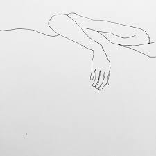 Woman Sleeping Line Curve Body Beauty Simplicity Minimalism Minimal Drawings Line Illustration Line Art