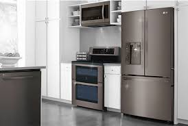 black stainless steel appliances trend