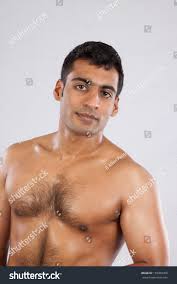 Handsome Indian Man Bare Chest Showing Stock Photo 155969459 | Shutterstock