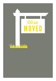 Sign Moving Announcement Template Free Greetings Island Moving Announcements Moving House Card Change Of Address Cards