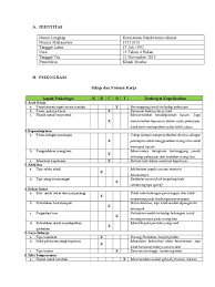 Penjelasan singkat mengenai papi kostick dan contoh penerapan, 2. Laporan Papikostik