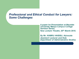Rule 8 — certain improper relationships and contacts. Professional And Ethical Conduct For Lawyers Some Challenges Ppt Video Online Download
