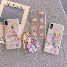 Sailor Moon Transparent Silicone Phone Case (most likely a serif font) and then the c and. sailor moon transparent silicone phone case