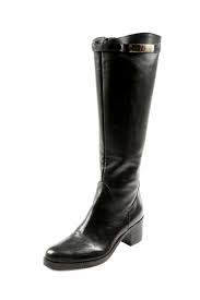 Black Boots With Brown Top Long Zipper Leather Boots Boots Brown Leather Boots Black Leather Boots