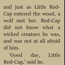 Rotkappchen Little Red Cap By The Grimm Brothers Book Quotes Little Red Quotes