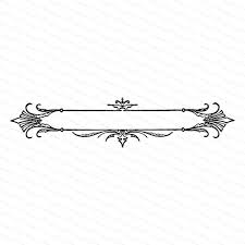 Vintage Ornate Decorative Title Border Element Antique Etsy In 2021 Clip Art Borders Lettering Fonts Monogram Backgrounds