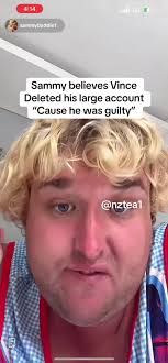 Sammy believes @TeamVince2 Vince Deleted his large account “Cause he was  guilty”#sammybaddie1 #fyp #newzealand #nztea1 #nztiktok  #fyppppppppppppppppppppppp #sammy #vince