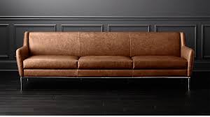 Alfred Extra Large Cognac Leather Sofa Leather Sofa Leather Couch Cognac Leather Sofa
