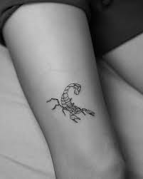Scorpio astrology sign tattoo for feet. Small Scorpion Tattoo Scorpion Tattoo Tattoos Scorpio Tattoo