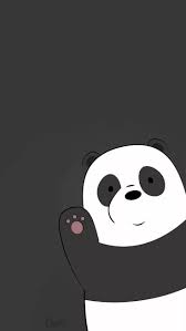 Ozihaki Wallpaper Hd New Panda We Bare Bears Wallpaper Black Background Di 2020 Ilustrasi Karakter Wallpaper Disney Boneka Hewan