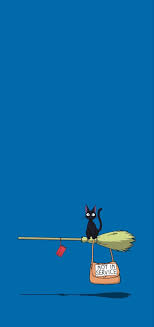 Kiki S Dilivery Service Jiji Wallpaper Ghibli Artwork Studio Ghibli Fanart Studio Ghibli Art