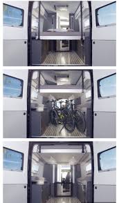 Adventure Camper Sleeps Two And Their Bikes Mercedes Rv Adventure Campers Van Life Diy