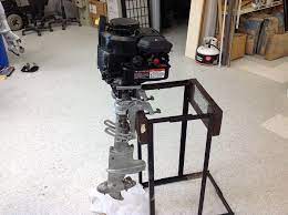 5hp Briggs And Stratton Lawn Mower Motor On A Direct Drive Lower Unit Lawn Mower Motor Briggs Stratton Lawn Mower