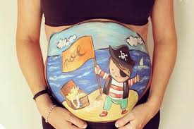 6 Ideas Para Pintar Tu Barriga Durante El Embarazo Fotos Ser Padres