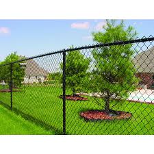 4 Foot Black Chain Link Fence Gate Shop 6 Ft X 50 Ft Black Galvanized Steel 9 Gauge Chain Link Fence Fabric At Lowes Com Chain Link Fence Black Chain Link Fence Fence Fabric