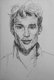 Handsome Guy Art Of Man Pencil Drawings Drawings Pinterest