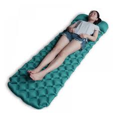 Very Comfy And Convenient Folding Inflatable Bed For Beach Camping Air Mattress Camping Camping Mat Sleeping Pads