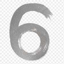 Number 6 Brush Stroke Png Silver Metallic Font Free Image By Rawpixel Com Hein Brush Stroke Png Brush Strokes Numbers