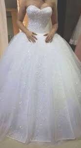 Charming Tulle Ball Wedding Appliques Gown Wedding Dress Sparkly Pearls Long Wedding Dresses Wh Ball Gowns Wedding Ball Gown Wedding Dress Tulle Wedding Dress