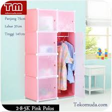 Oxihom s380al series lemari plastik pakaian laci susun drawer cabinet: Lemari Plastic Baju Anti Air Transparan Pintu Lemari Pakaian 8 Pintu 2 8 5k 1h Shopee Indonesia