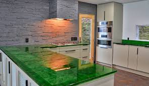evolution glass: countertops and tables