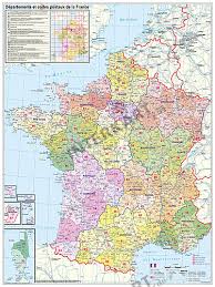 Frankreich karte stadtplan anzeigen gelände stadtplan mit gelände anzeigen satellit satellitenbilder anzeigen hybrid satellitenbilder mit. Frankreich Departement Karte 97 X 118cm