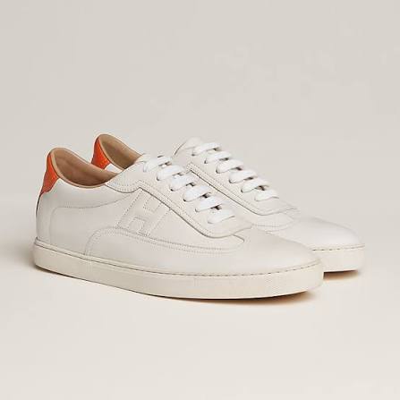 hermès - Quicker sneaker, Men's, Smooth leather, White