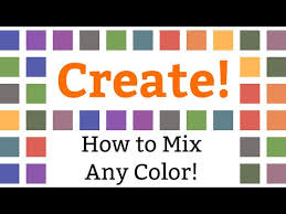 how to mix any color or creating color charts youtube