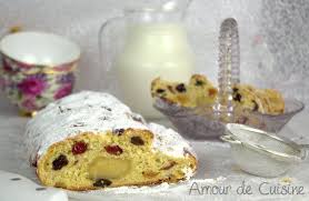 Stollen Brioche Allemande Au Massepain Amour De Cuisine Recette Biscuit De Noel Brioche Brioche De Noel