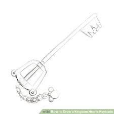 Learn how to draw a key for kids easy and step by step. How To Draw A Kingdom Hearts Keyblade 7 Steps With Pictures