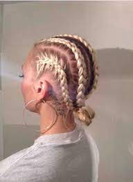 Ghetto Blonde Braids Hair Styles Braided Hairstyles Cornrow Hairstyles White