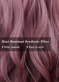 Feather hair extension bubbly bright 4 hair feather bundle hot pink, purple, teal, fl grizzly feather extension plumes ponytail accessories. Mixed Purple Wavy Synthetic Wig Ns261 Wig Is Fashion