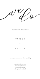 2020 popular 1 trends in home & garden, education & office supplies with wedding party invitation card blue and 1. Black Wedding Invitations Designs By Creatives Printed By Paperlust