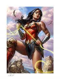 Wonder woman this page contains all cover art images in the database for this particular comic series. Wonder Woman 755 Fine Art Print By Ian Macdonald Sideshow Fine Art Prints