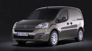 Citroen Berlingo 2015 Vray 3d Model Van And Minivan Max C4d Obj 3ds Fbx Lwo Stl