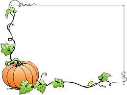 Autumn Pumpkin Clip Art Borders Fall Borders Fall Clip Art