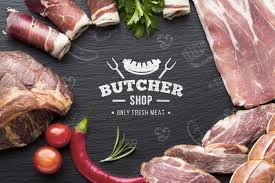 Meat Products With Black Background Mock Up In 2020 Fresh Meat Meat Food