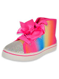 Jojo Siwa Girls Rainbow Style Hi Top Sneakers Sizes 11 4