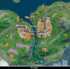Misty meadows is still to the far south of the map, located south of hunter's. Fortnite Season 11 Chapter 2 Chest Spawns Locations Map Revealed On Twitter Piunikaweb