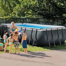 Intex Ensemble De Piscine Ultra Xtr Frame Rectangulaire Pas Cher Piscine Manomano Iziva Com En 2020 Piscine Piscines En Kit Prix Piscine