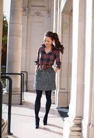 Winter Outfits Ideas For Work In 2019 16 Professional Outfits Plaid Shirt Outfits Work Outfits Women