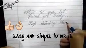Also known as entry level resume this resume talk essentially about academic and professional or. Beautiful Cursive Handwriting With Pencil Pencil Calligraphy Youtube