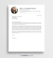 Note that not all templates may work with all versions of word, so check before you download. Free Cover Letter Template With Photo Career Reload