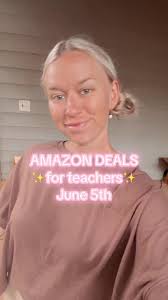 #greenscreen Amazon Teacher Deals for June 5th! 🎉📦 Snag these before  they’re gone! 🛍️🍎 Link in bio to shop