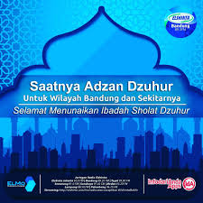 Allah menurunkan perintah salat lima waktu ini ketika peristiwa isra mikraj.salat ini hukumnya fardu ain (wajib). Dzuhur Bandung 2019