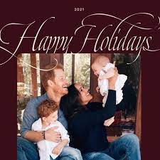 Harry And Meghan 2022 Christmas Card What Lilibet Diana Wore In Her First Photo Christmas Card 2021